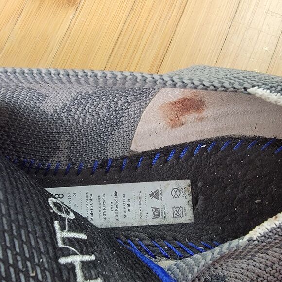 Rothy's Size 8 The Flat Retired Gray Camo Red Bottom Round Toe Ballet Flats - Picture 7 of 7